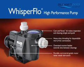 Pentair Whisperflo® Pool Pump 750W (1.0Hp) Onga/Pentair Pumps