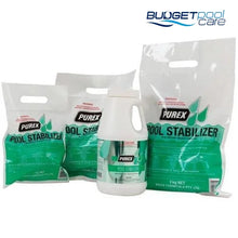 Load image into Gallery viewer, Pool Stabilizer-Chemical-Purex-PUREX POOL STABILIZER 1KG POWDER-Budget Pool Care