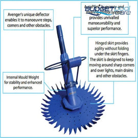 Pool Systems Avenger Automatic Pool Cleaner - All Surface Cleaning Equipment