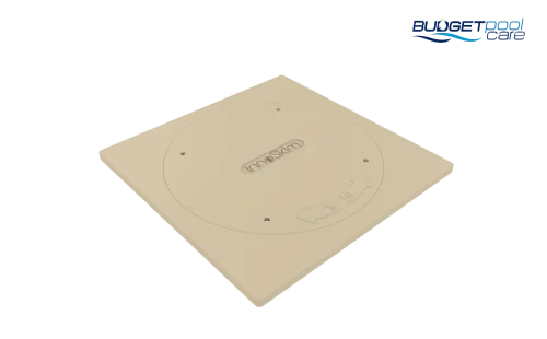 Poolrite Innoskim Lockable Deck Lid Kit - Square / Beige - Budget Pool Care