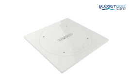 Poolrite Innoskim Lockable Deck Lid Kit - Square / White - Budget Pool Care