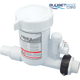 POWERCLEAN™ IN-LINE CHLORINATOR-Dosing System-CMP Products-IN-LINE CHLORINATOR POWER CLEAN MINI-Budget Pool Care