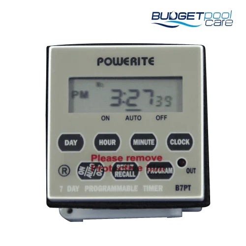 Powerite B7Pt 7 Day Programmable Digital Timer - 12V
