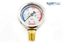 Load image into Gallery viewer, PRESSURE GAUGE ONGA OIL FILLED - Budget Pool Care