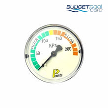 Load image into Gallery viewer, PRESSURE GAUGE POOLRITE DE 63MM - Budget Pool Care