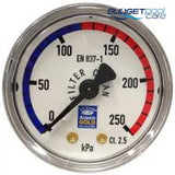 Pressure Gauge Stainless Steel     Centre Back Mount