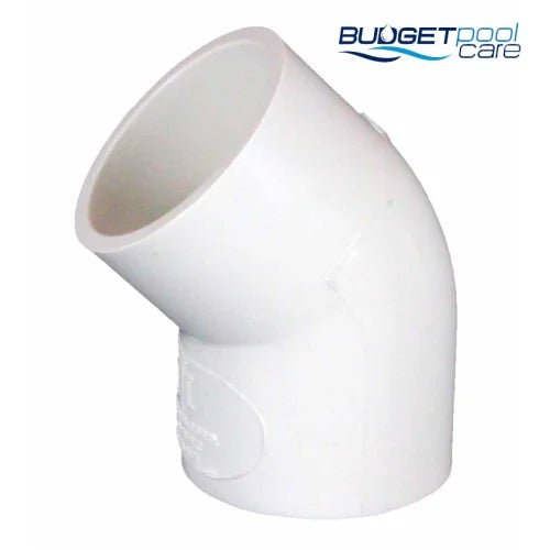 PVC 45 Degree Elbow 40mm - Budget Pool Care