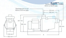 Load image into Gallery viewer, Reltech Sunsol Ss Series Pool &amp; Spa Pump (1Hp) - Retrofits Astralpool / Hurlcon Pool Pumps Spa Pumps