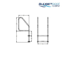 Load image into Gallery viewer, S.R Smith Deck Mount Ladder - Budget Pool Care
