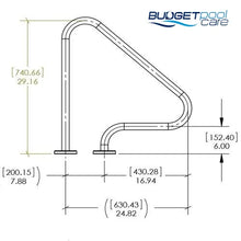Load image into Gallery viewer, S.R. Smith Figure 4 Grab Rail - Flange / Pair - Budget Pool Care