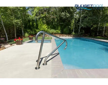Load image into Gallery viewer, S.r. Smith Meridian Deck Mounted Stair Rail- Flanged (Single) - Pool Rail Rails