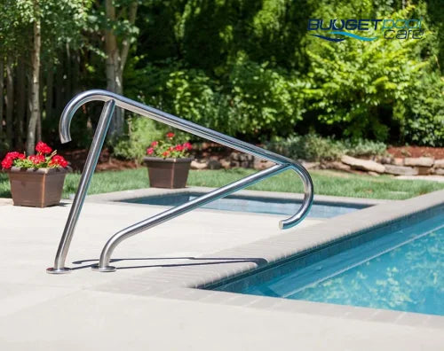 S.r. Smith Meridian Deck Mounted Stair Rail (Single) Standard - Pool Rail Rails