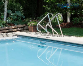 S.r. Smith Meridian Hand Rail- Flanged (Single) - Pool Rail Rails