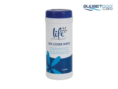 SPA COVER WIPES LIFE 50PK - Budget Pool Care