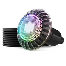Load image into Gallery viewer, Spa Electrics Atom EMF Multi Plus LED pool light with fibreglass mounting kit and 20 metre cable