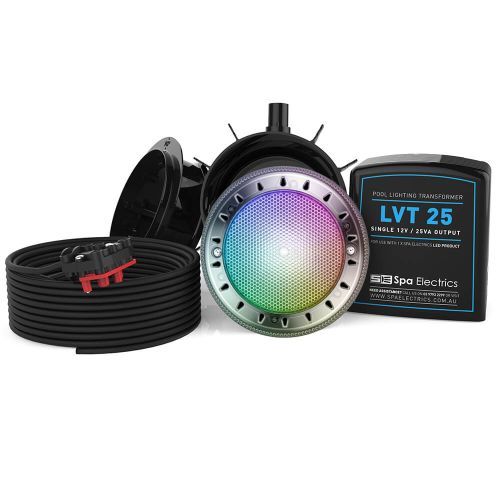 Spa Electrics Quantum WNC single Multi RGB LED pool light kit