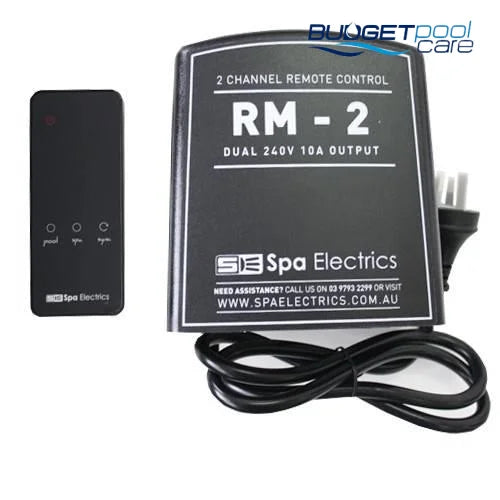 Spa Electrics Two Channel Remote Control at Budget Pool Care