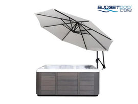 SPA WEATHERSHIELD UMBRELLA LIGHT ASH - Budget Pool Care