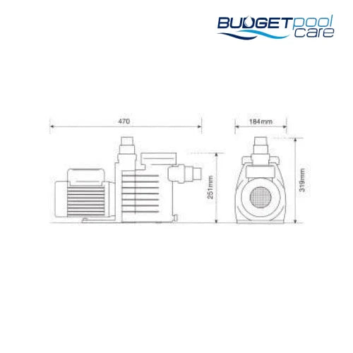 Magic 8 Pumping SPECK BADU MAGIC 8 PUMP (0.75HP) at Budget Pool Care