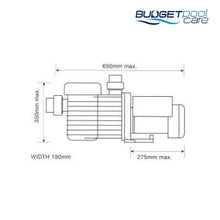 Load image into Gallery viewer, Speck Badu Super 90 Series 90/350 Pool Pump (1.25Hp) Speck Pumps