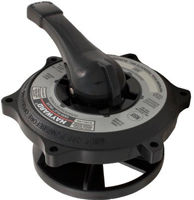 Hayward MPV Vari-Flo Key Cover and Handle Assembly, Black