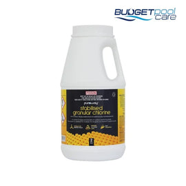 STABILISED GRANULAR CHLORINE PURAWAY 2KG - Budget Pool Care