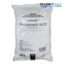Load image into Gallery viewer, STABILISER GRANULAR PURAWAY 25KG (CYANURIC - Budget Pool Care