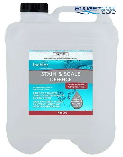 STAIN & SCALE DEFENCE LO-CHLOR 20L - Budget Pool Care