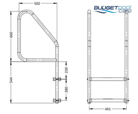 Stainless Steel Ladder Model Lp