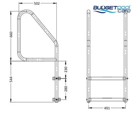 Stainless Steel Ladder Model Lp