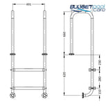 Stainless Steel Ladder Model LU