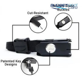 Steelcore Spa Security Strap - Pair With Edge Protectors And Buckle Covers