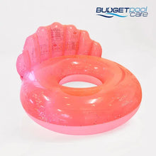 Load image into Gallery viewer, Sunnylife Luxe Pool Ring Shell Neon Coral