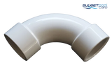 Sweep Elbow 50mm / White