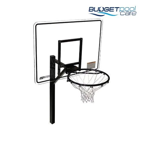 Swim N’ Dunk Rocksolid™ Basketball Game Standard Reach / Sealed Steel: Black Pool Fun & Games