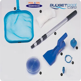 Swimsafe Supa-Vac Pool Water Care Maintenance Kit (Includes Leaf Scoop) Cleaning Equipment