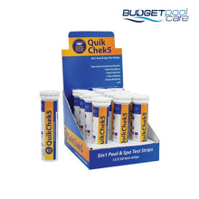 Load image into Gallery viewer, TEST STRIPS A/GOLD 12PK Q/CHEK - Budget Pool Care