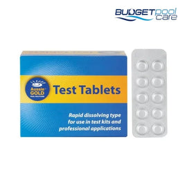 TEST TAB A/GOLD CYAN ACID 250P - Budget Pool Care