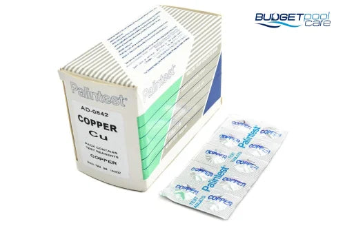 TEST TABS COPPER 250PK FOIL - Budget Pool Care