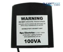 Load image into Gallery viewer, TRANSFORMER HALOGEN 12V 100W - Budget Pool Care
