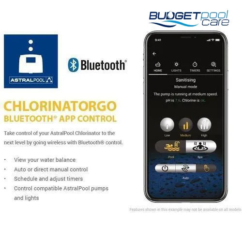 Viron eQuilibrium Chlorinator with Bluetooth Control-Salt Water Chlorinator-AstralPool-Viron eQuilibrium EQ18-Budget Pool Care