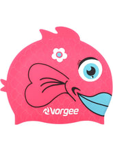 Load image into Gallery viewer, Fishhead Cap – Miss Fish (Junior) Swimming Cap