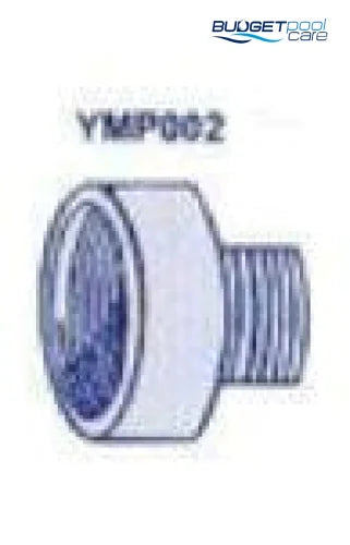 Wall Adaptor 19mm Male - 40mm Female - YMP002 - Budget Pool Care