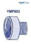 Wall Adaptor 19mm Male   40mm Female   YMP002