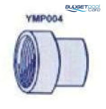 Load image into Gallery viewer, Wall Adaptor 40mm slip - 40mm Female (40mm cl9 pipe) - YMP004 - Budget Pool Care