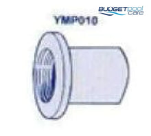 Load image into Gallery viewer, Wall Adaptor Flush Fit (Glues into inside of 50mm Cl 9 pipe) YMP010 - Budget Pool Care