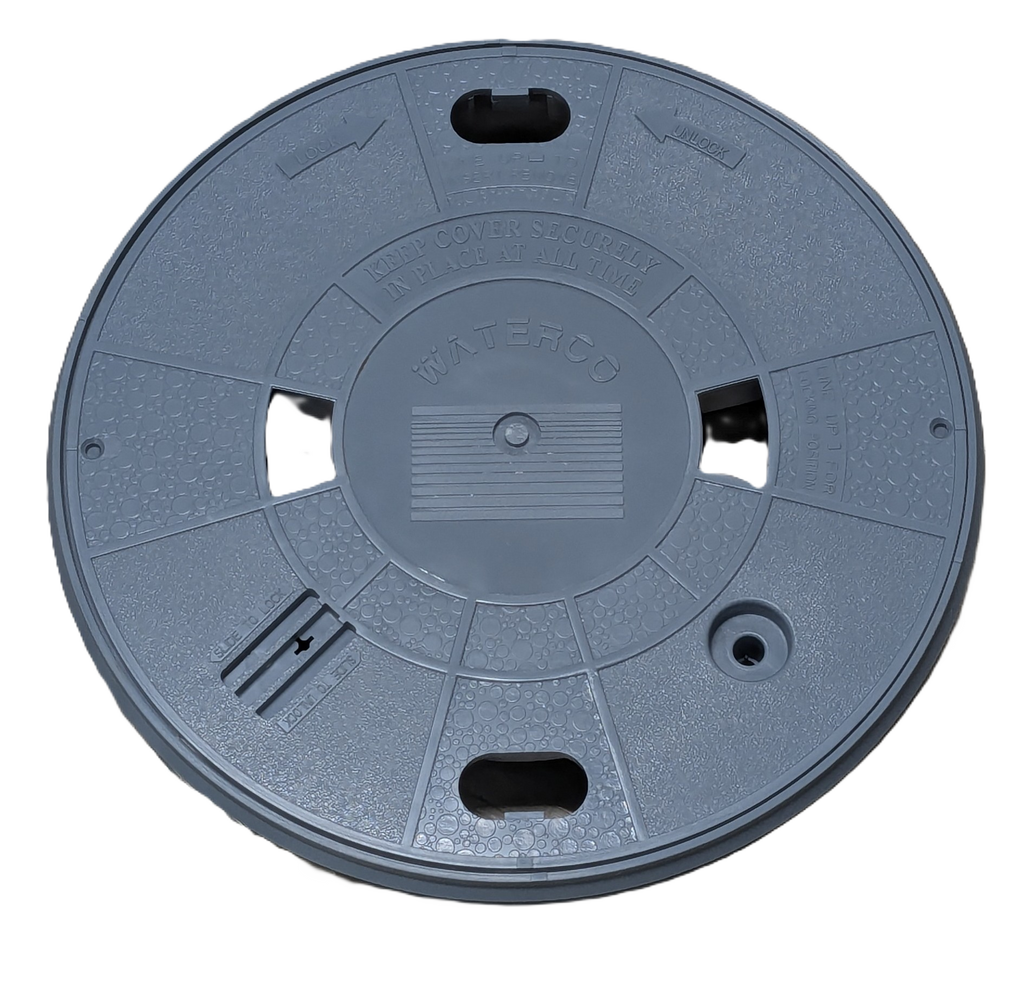 Waterco S75 Supa Skimmer Lid & Ring Only GREY