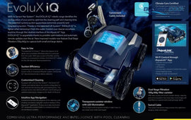 Zodiac Evolux Ex6050 Iq™ Robotic Pool Cleaner (With Wifi & Caddy) Cleaners