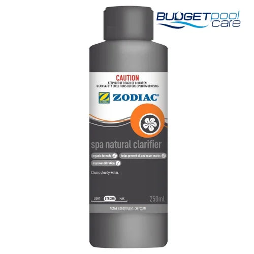 Zodiac Spa Natural Clarifier (250ml) - Budget Pool Care