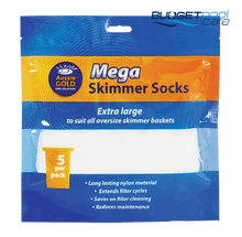 Load image into Gallery viewer, Aussie Gold Mega Skimmer Socks - Pack of 5 - Budget Pool Care